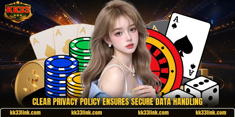 Clear Privacy Policy ensures secure data handling