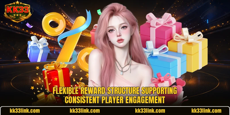 Flexible reward structure supporting consistent player engagement