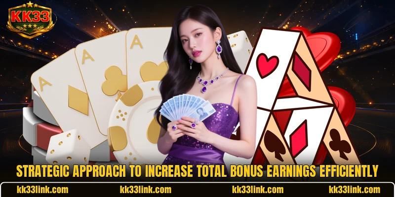 Strategic approach to increase total bonus earnings efficiently
