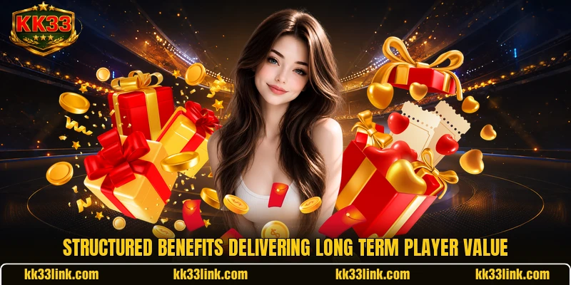 Structured benefits delivering long term player value